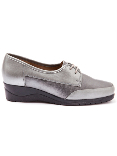 Derbies à lacets grande largeur cuir - Pédiconfort - 