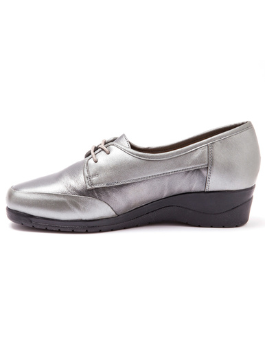 Derbies à lacets grande largeur cuir - Pédiconfort - 