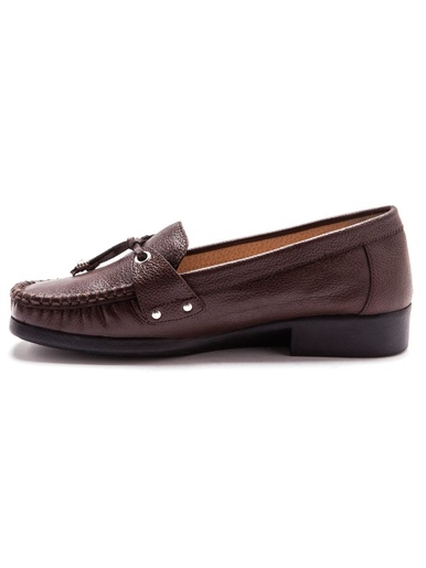 Mocassins en cuir plateau cousu main - Pédiconfort - 