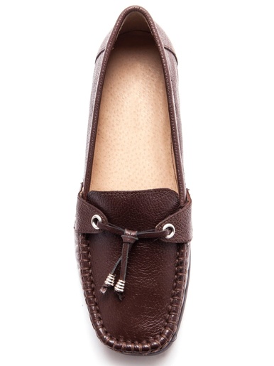 Mocassins en cuir plateau cousu main - Pédiconfort - 