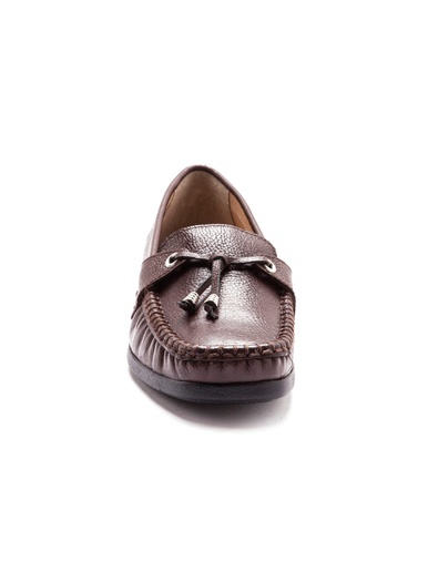 Mocassins en cuir plateau cousu main - Pédiconfort - 