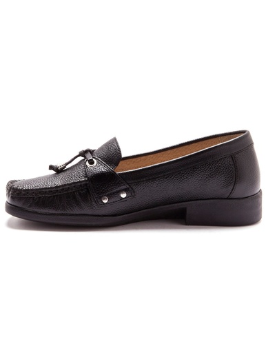 Mocassins en cuir plateau cousu main