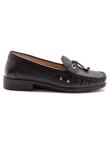 Mocassins en cuir plateau cousu main