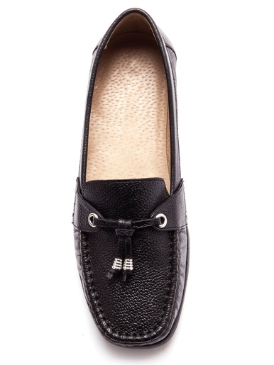 Mocassins en cuir plateau cousu main