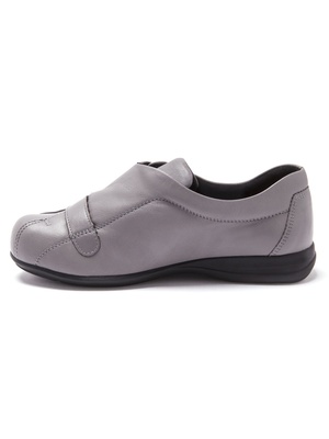 Pediconfort - Derbie Donna Estensibili Con Chiusura A Strappo | Tela E Pelle | Scarpe Comode - 2
