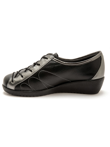 Derbies cuir à lacets - Pédiconfort - 