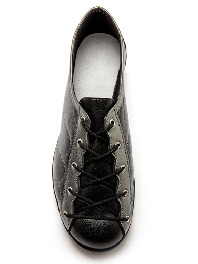 Derbies cuir à lacets - Pédiconfort - 