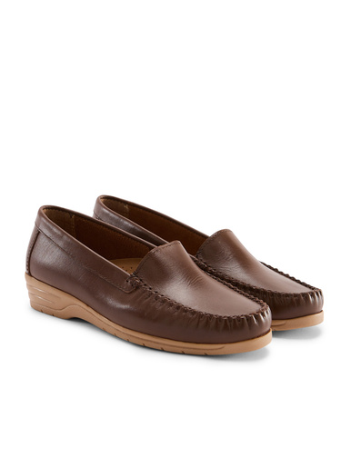 Mocassins à plateau lisse