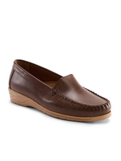 Mocassins à plateau lisse
