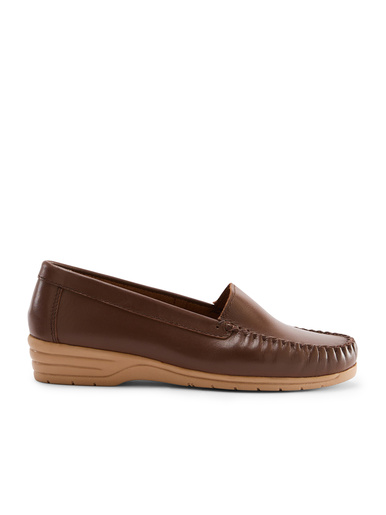 Mocassins à plateau lisse