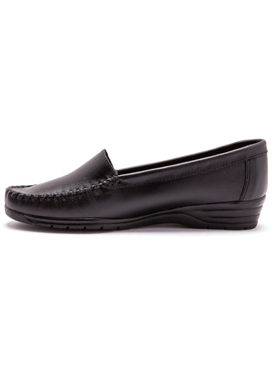 Mocassins à plateau lisse