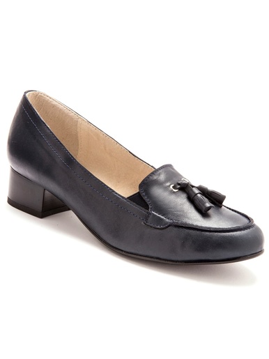 Trotteurs à pompons cuir demi-pointures - Pédiconfort -