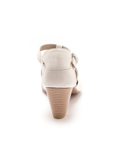 Salomés bicolores en cuir aérosemelle®