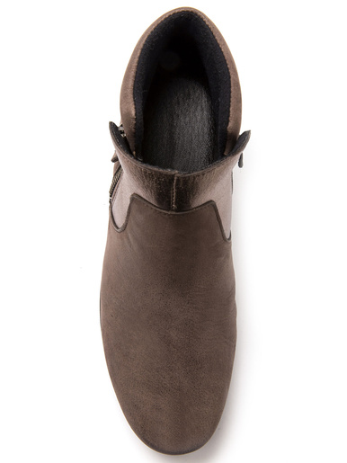 Boots cuir à aérosemelle®