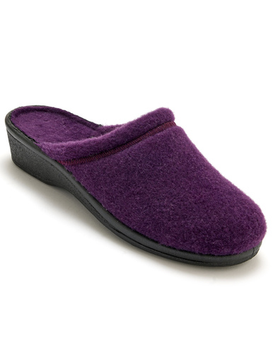 Mules en fibre polaire - Pédiconfort -