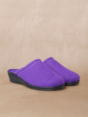 Mules en fibre polaire