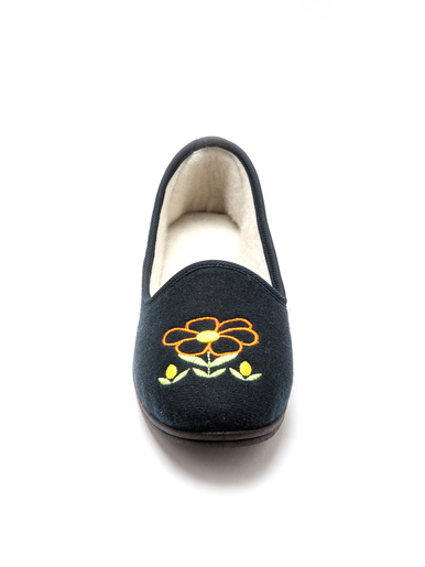 Ballerines brodées fleur