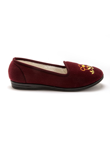 Ballerines brodées fleur