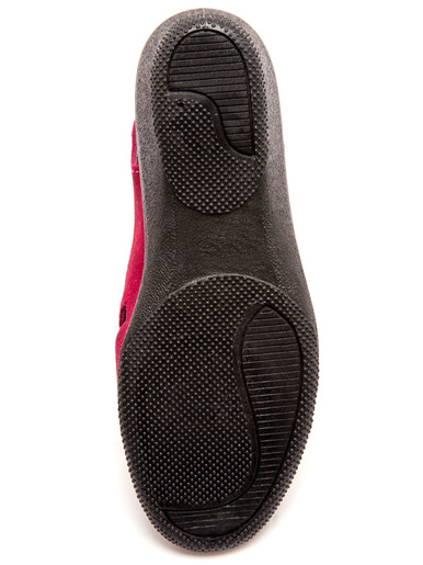 Sandales cuir velours