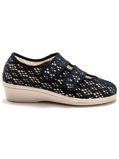 Derbies souples toile et éponge