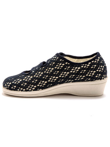 Derbies souples toile et éponge