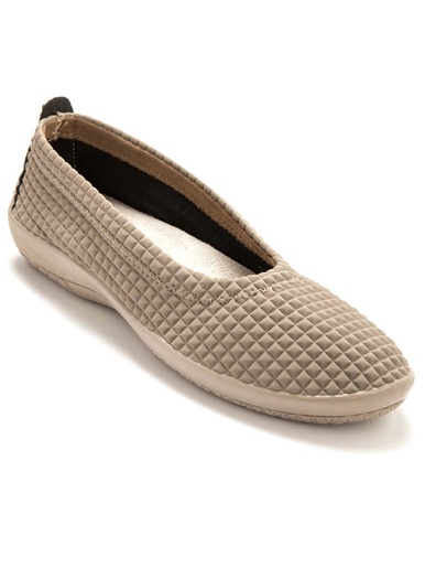 Ballerines en maille extensible - Pédiconfort - Beige
