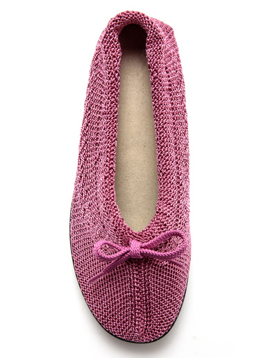 Ballerines au dessus tricoté femme - Pédiconfort - 