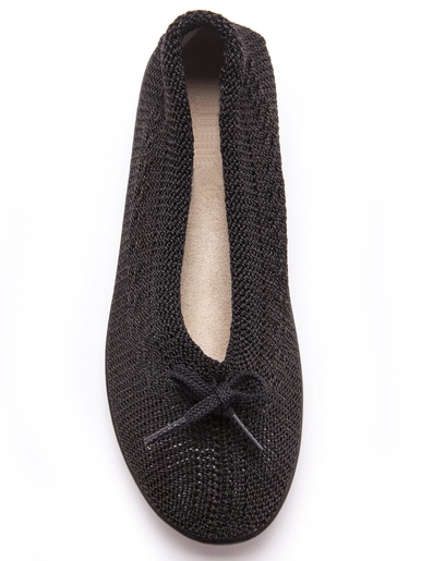 Ballerines au dessus tricoté femme
