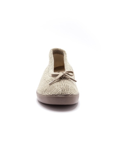 Ballerines au dessus tricoté femme - Pédiconfort - Beige