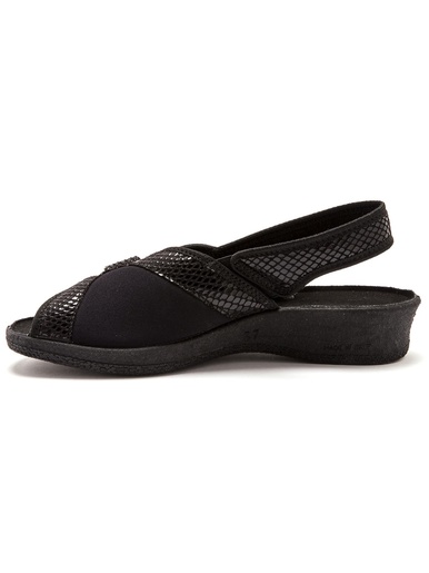 Sandales textile spécial hallux valgus - Pédiconfort - 