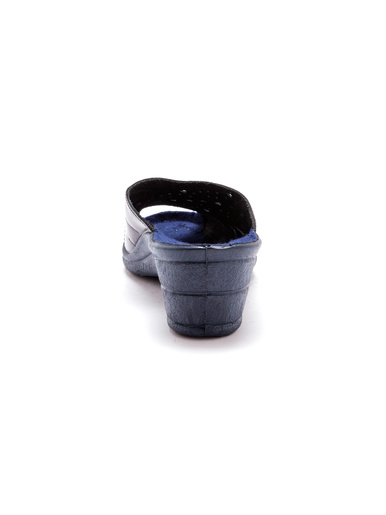 Mules en cuir ajouré