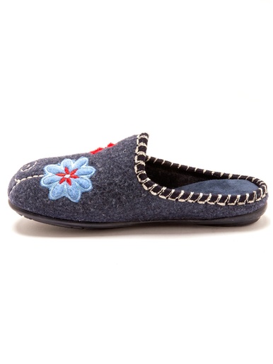 Mules brodées