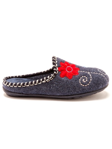 Mules brodées