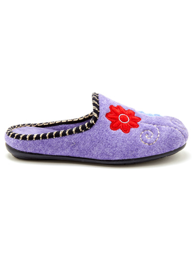 Mules brodées