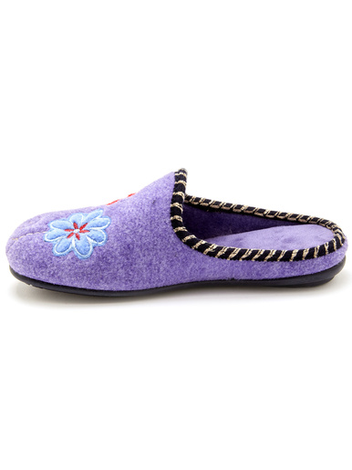 Mules brodées