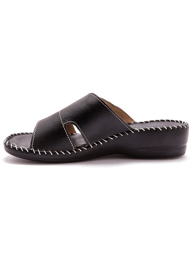 Mules cuir à aérosemelle®