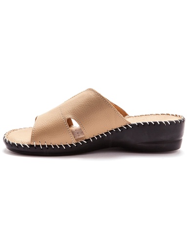 Mules cuir à aérosemelle®