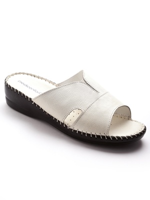 Mules cuir à aérosemelle®