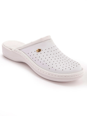 Mules ultra légères en cuir
