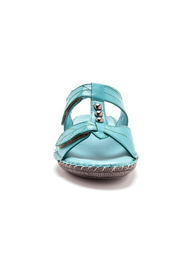 Sandales ultra souples en cuir - Pédiconfort - 