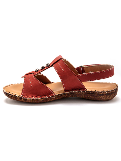 Sandales ultra souples en cuir - Pédiconfort - 