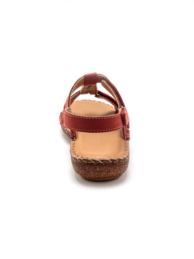 Sandales ultra souples en cuir - Pédiconfort - 