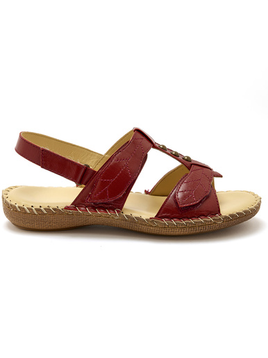 Sandales ultra souples en cuir