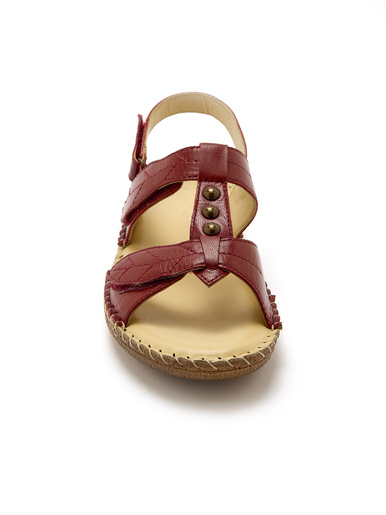 Sandales ultra souples en cuir