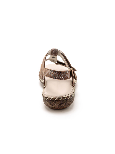 Sandales ultra souples en cuir - Pédiconfort - 