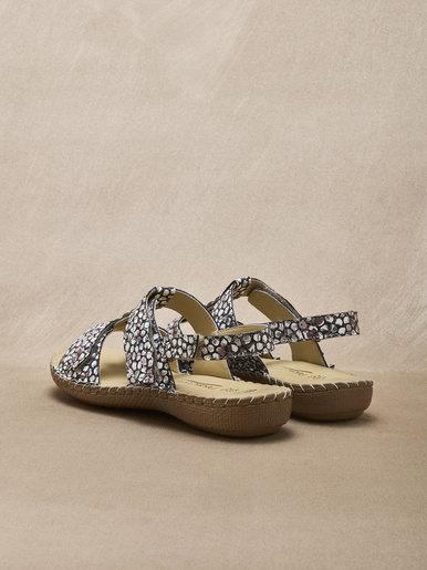 Sandales ultra souples en cuir