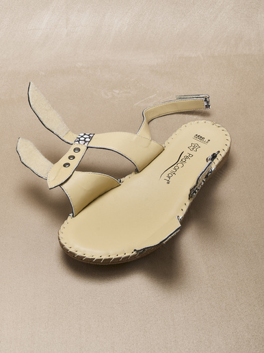 Sandales ultra souples en cuir