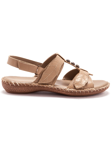 Sandales ultra souples en cuir