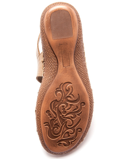 Sandales ultra souples en cuir