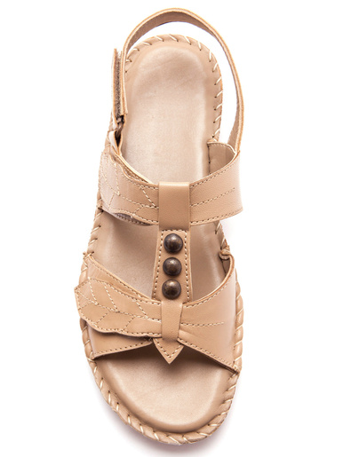 Sandales ultra souples en cuir